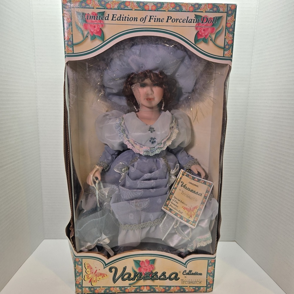Vtg New 05 Limited Edition Vanessa‎ Collection Timeless Treasures Porcelain Doll